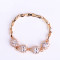 CZ Jewellery Wholesalers| Wholesale18 Carat Gold CZ Dainty Shining Bracelet| AAA Cubic Zirconia Bracelets for Mother's Day Gifts