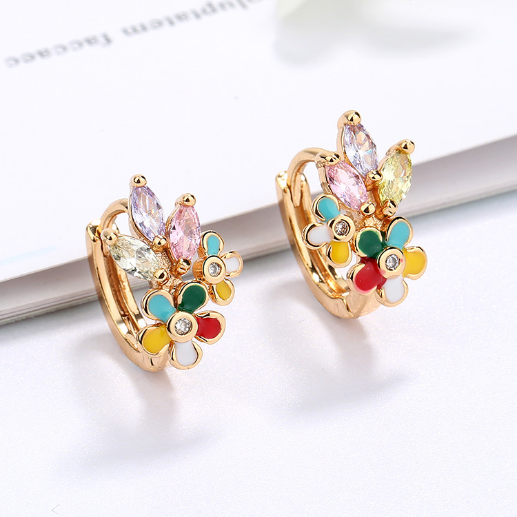 flower blossom earrings