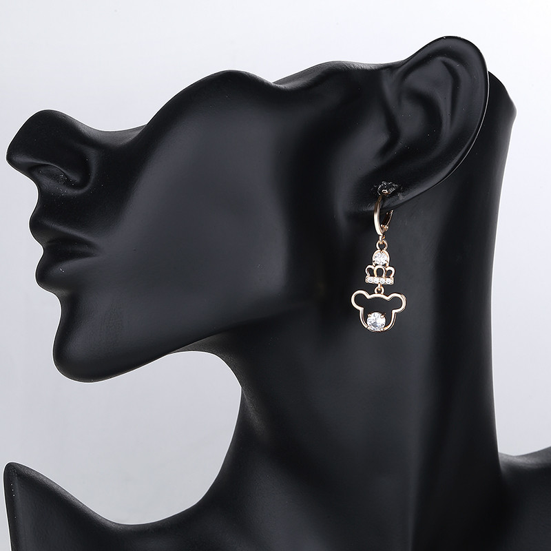 18k gold drop earring set for wholesale