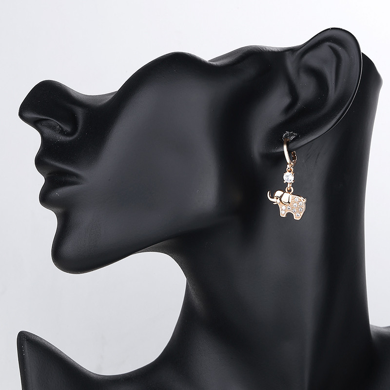 18k gold drop earring set for wholesale