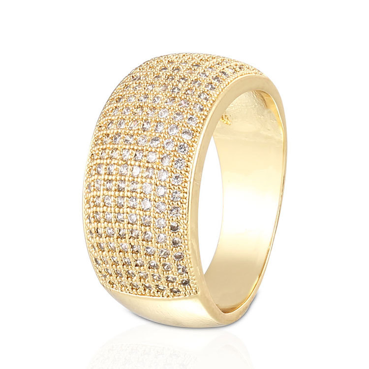 yellow gold thick tring for wholesale