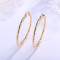 Bulk Costume Jewelry| Wrapped Twisted Big Thick Hoop Earrings for Women| Quality 18k Gold Plated Brass Allergy Free Eearring Maker