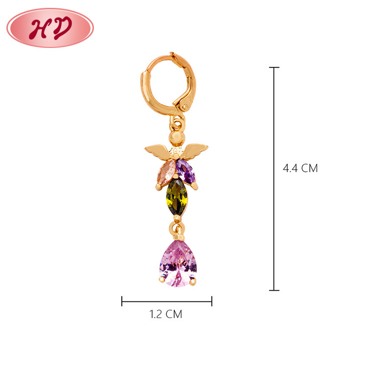 drop earring with size