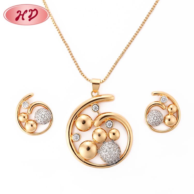 Spiral Pendant Necklace & Stud Earrings Sets