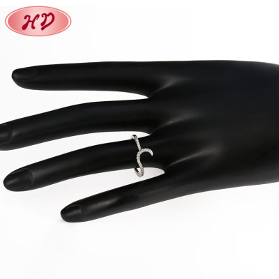 Custom Rings Manufacturers| Love Design Unique Matching Rings for Couples Boyfriend and Girlfriend| White Gold Rhodium Plated Brass AAA Cubic Zirconium