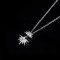 Custom Made| Punk Hip Hop Special Flashing Lightning Sunshine Apollo Separate Cubic Zirconia Pendant Necklace| Brass Yellow White Gold Plated Jewelry Rhodium