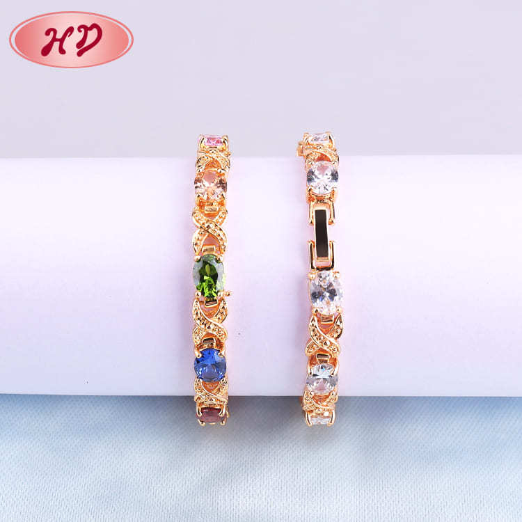 mix color cz bracelets