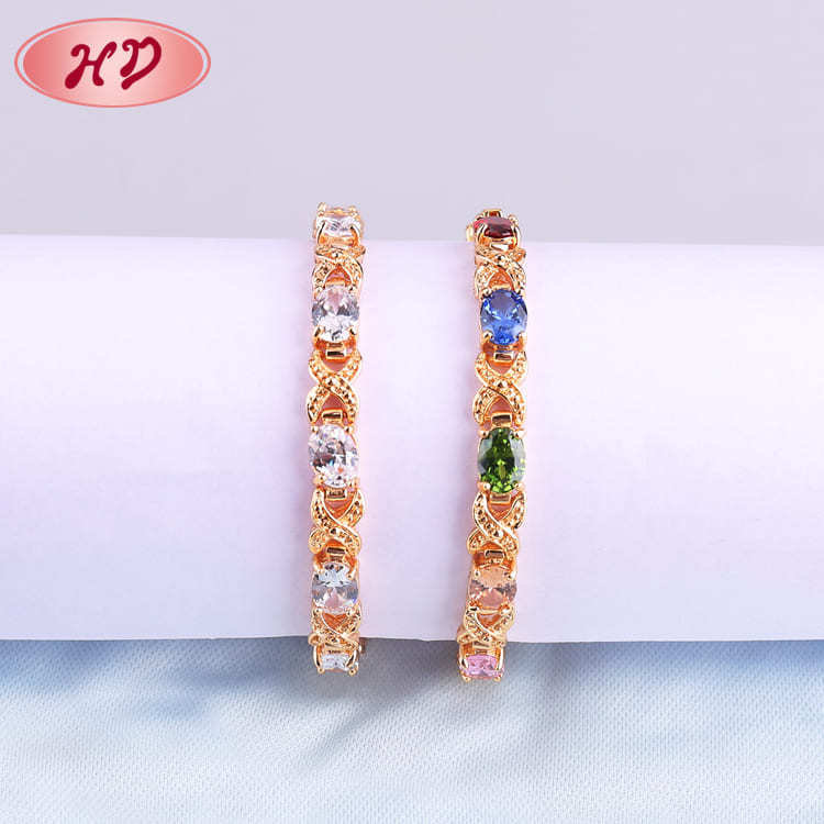 mix color cz bracelets