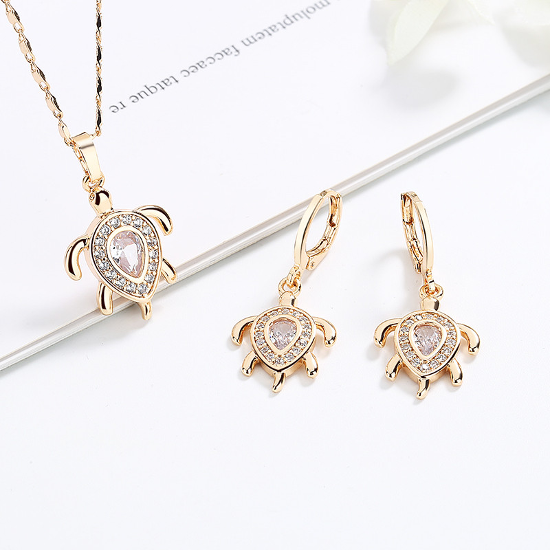 Dainty Shinning Swan Jewlry Set