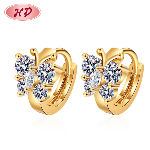 Jewellery Direct Factory | High Designer 18k Gold Filled Plated Glamour | Women butterfly Accessories | Fashion Jewelry Earrings