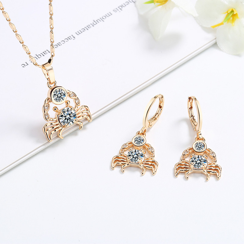 Dainty Shinning Swan Jewlry Set