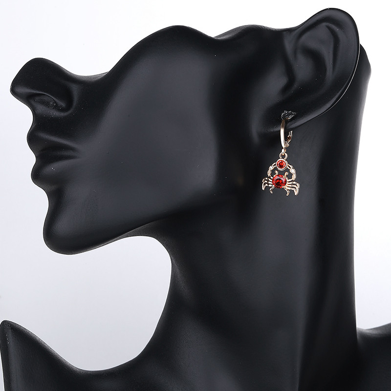 red cz cancer jewelry set