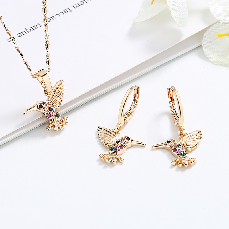 pink cz jewlery sets 1