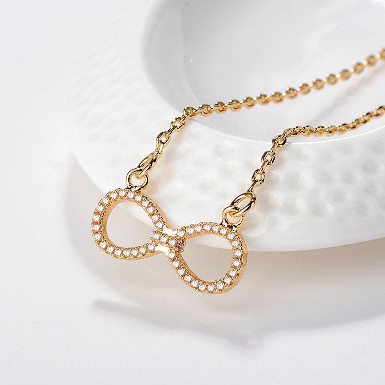 nfinity Love Sign Pendant Necklace 18k gold