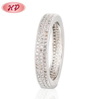 Good Quality Wholesale Custom Engagement Rings| Minimalist Design Thin Wedding Band for Women| 18k Gold Rhodium Plated AAA Cubic Zirconia