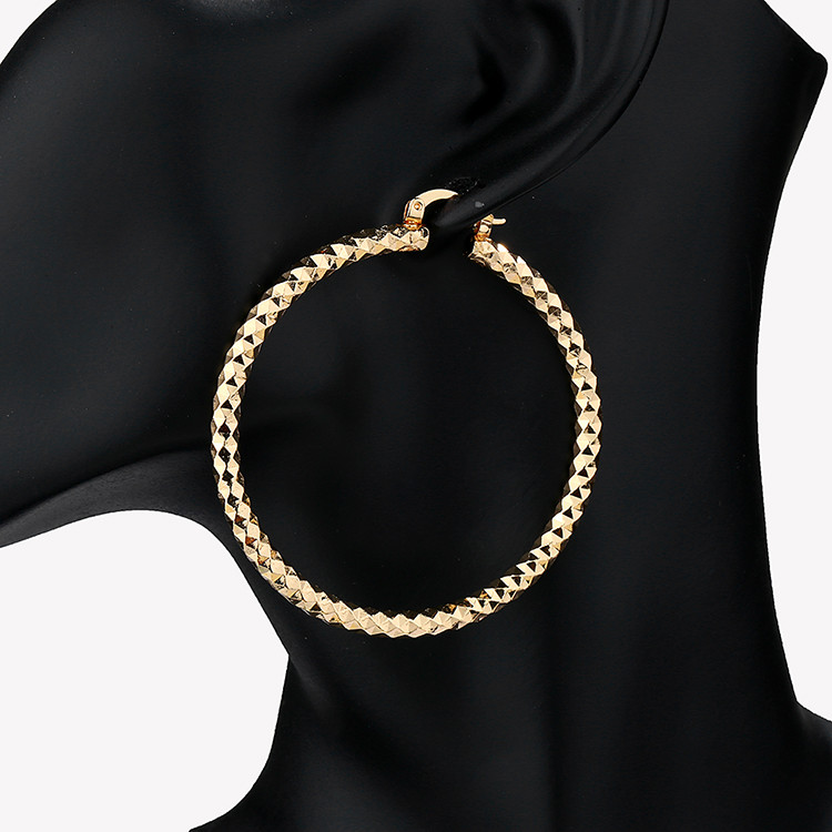 Large Hoop Earring Simple Design For Women 4