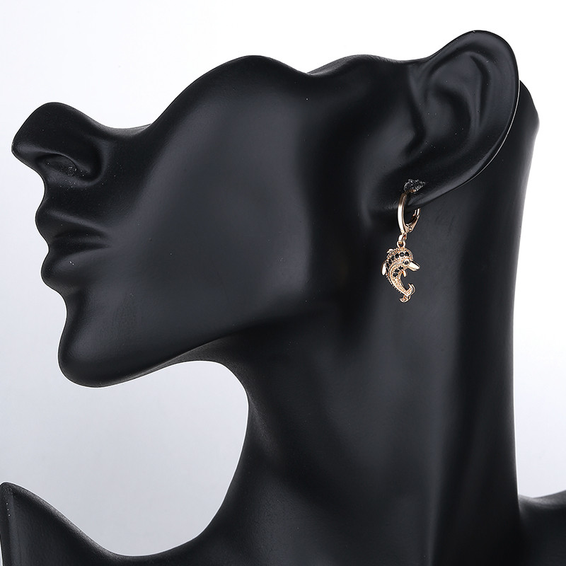 Little Dolphin Jewelry Sets black earring