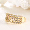 Distribuidor de anillos de promesa hechos a medida| Chunki Anillos para Mujer| AAA Zironia Cúbica Oro Amarillo Blanco De 18k Chapado En Rodio