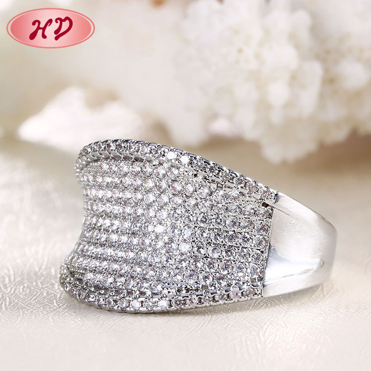 AAA CZ Thick Rings for Women