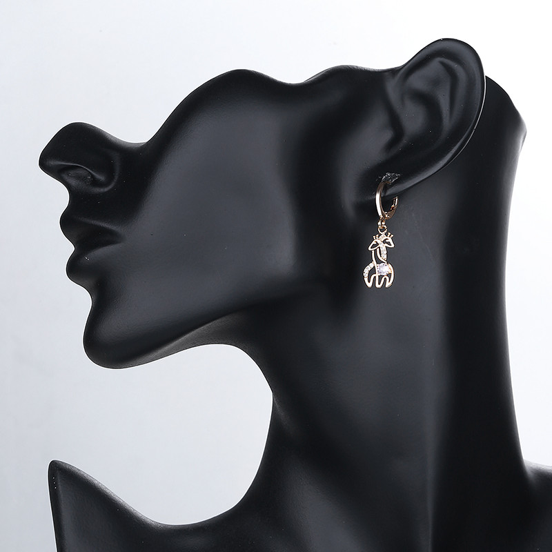 Giraffe Cute Jewelry Set of Earring pink