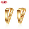 Hypoallergenic Christmas earrings jewelry wholesale| Personalized Huggie Triangle Hoop Earring| Bisuteria De Oro Laminado 18k