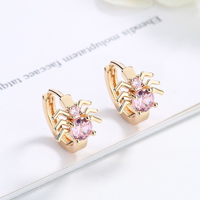 Spider Women's Earrings pink 1