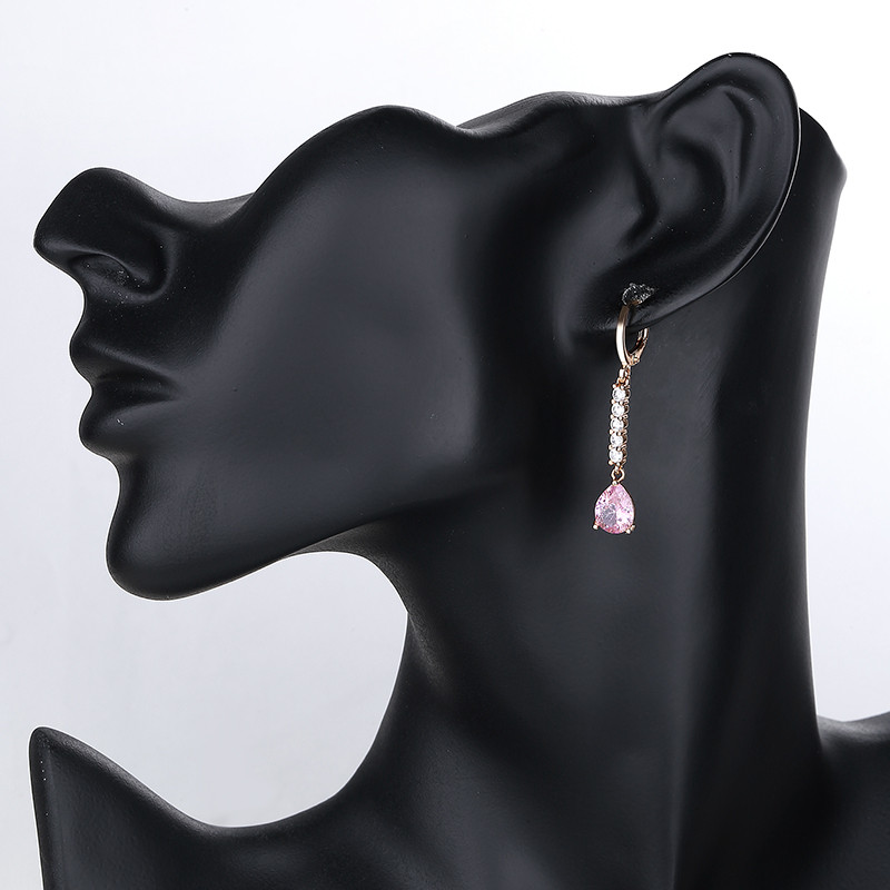 swan drop earrings