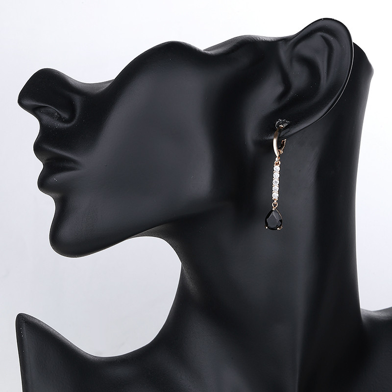 white swan earring