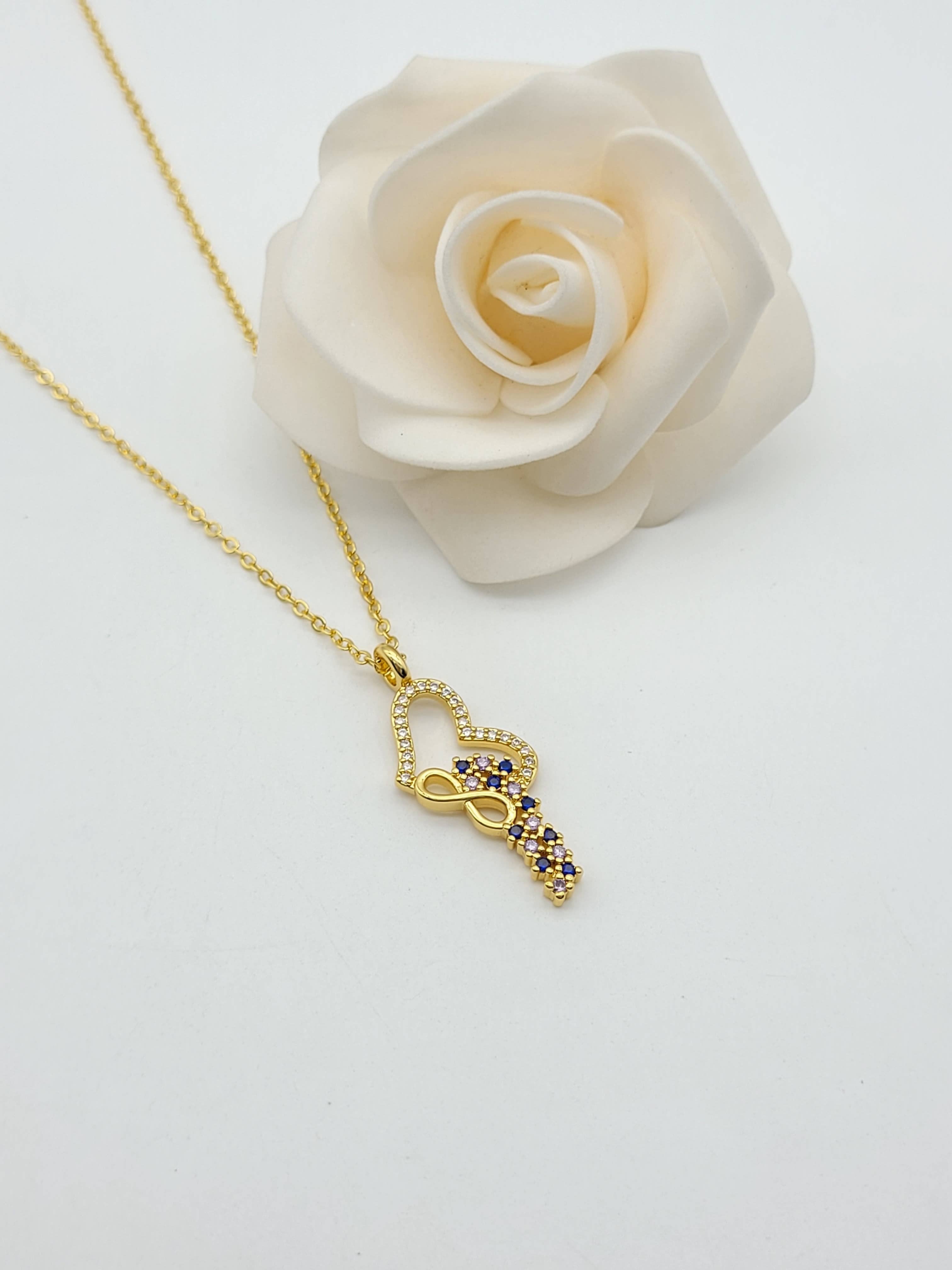 Cubic Zirconia Pendant Necklace