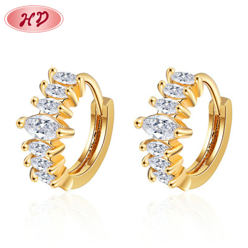 Wholesale Tarnish Hypoallergenic Earring | 18K Gold Plated Women Earrings| Fashion Huggies Earrings Trend 2023