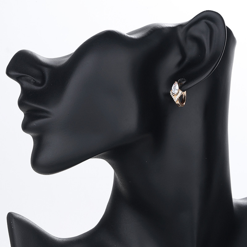 CZ Monarch Butterfly Stud Earrings 