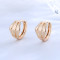 Wholesale | Irregular Earrings 18K Gold Plated Jewelry | Huggies Earring Women For Girls Stylish