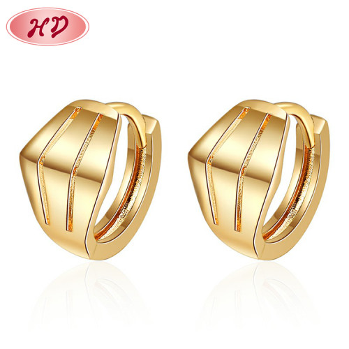 Wholesale | Irregular Earrings 18K Gold Plated Jewelry | Huggies Earring Women For Girls Stylish