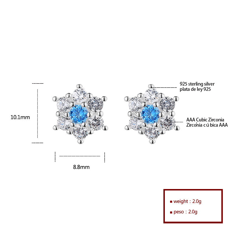 S925 Pendientes de botón de corazón de plata