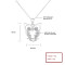 Fashion Blank Customizable | Hip Hop Aaa  Zircon 925 Owl Silver Pendant Necklace