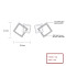 Luxury Geometric Irregularities Precious | Small Aaa Cubic Zirconia Micro Inlay | Stud Earrings Silver 925 2023
