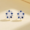 Jewelry Wholesalers | Handmade Colorful Aaa Cubic Zirconia | Flower Stud Earrings 925 Sterling Silver For Women