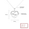Long Chain Heart Shaped Owl | 925 Sterling Silver Plated Necklace | Aaa Cubic Zirconia Zircon Jewelry For Women