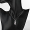 Luxury Fine Cz Aaa Zircon Owl Ruby Silver Chain Necklace 925 Sterling For Women