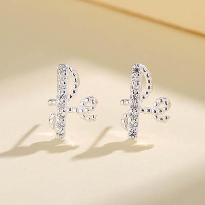Fashion Jewelry Wholesale Bulk | Women 925 Sterling Silver Stud Earrings | Luxury Cubic Zircon Natural Stone