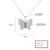 Free Shipping Advanced Aaa Zircon | Butterfly 925 Silver Jewelry Necklace For Women