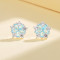 2023 Fashion Micro Inlay Aaa Cubic Zirconia | 925 Jewelry Earrings Sterling Silver | snowflake Hoop Earrings Women