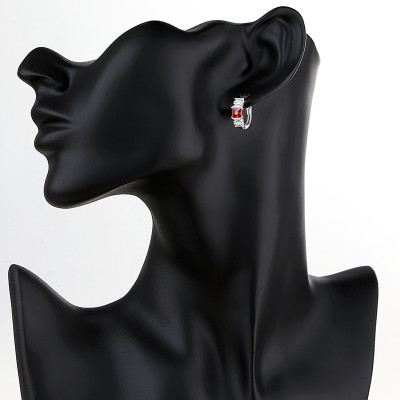 2023 Hot Sale Diy Fittings | Silver Handmade Aaa Cubic Cz Zirconia Jewelry | 925 Sterling Silver Earrings Designer