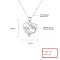 Custom Jewelry 925 Sterling Silver Stainless | Cross Chain Heart Moissanite Necklace Pendant For Women Mom