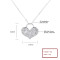 Wholesale Fine Aaa Zirconia | 925 Sterling Silver Charm Heart-Shaped Lock Necklace | Pendant For Women Fashionable Jewellery