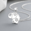 2023 Fashion Plated Silve Stainless Steel | Sterling Silver Elephant Pendant Necklaces Supplier