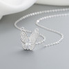Venta al por mayor Fashiona Aaa Zirconia | La plata esterlina 925 encanta los collares pendientes de la mariposa para la joyería