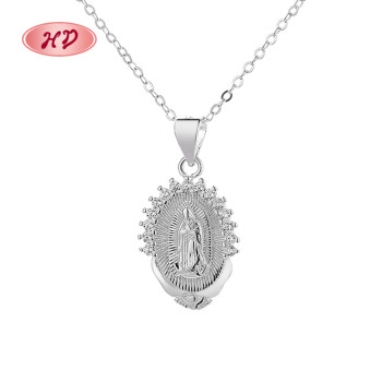 Custom Free Shipping S925 Carve Aaa Micro Inserted Zircon Birthstone Sterling Silver Women Pendant