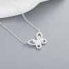 Fine Bulk Jewelry Aaa Zirconia Charm | 925 Silver Sterling Hollow Butterfly | Pendant Necklaces For Women Wedding