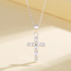 Mexico Pendant Silver S925 | Sterling Silver Cubic Cross Custom Engraved Necklace Pendant